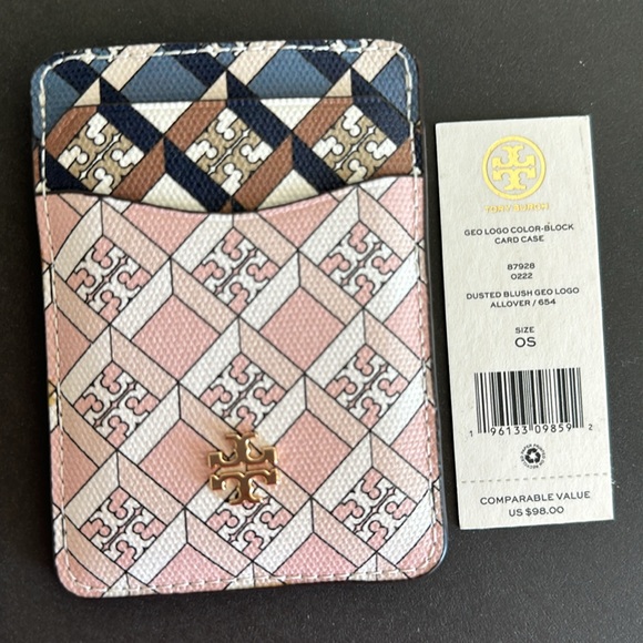Tory Burch Geo Color Block Card Case - Picture 5 of 7